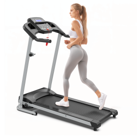 OBENSKY Foldable Treadmill for Home, 2.5HP Folding Running Jogging Walking Fitness Machine, 7.5 MPH, 250 lbs Capacity With 12 Preset Programs OBENSKY Foldable Treadmill for Home, 2.5HP Folding Running Jogging Walking Fitness Machine, 7.5 MPH, 250 lbs Capacity With 12 Preset Programs